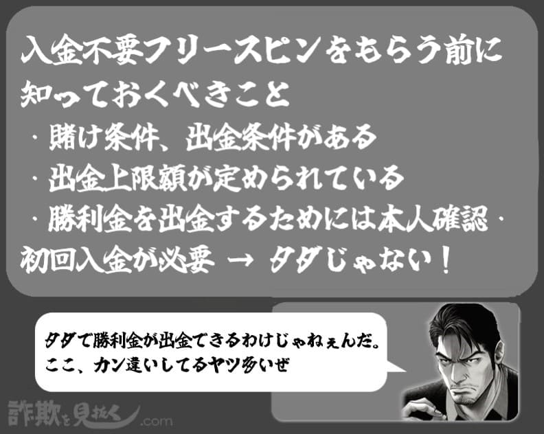 入金不要フリースピンとは?